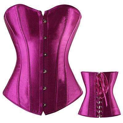 Bustier Lace up Boned Top Corset - EuphoricXstasy