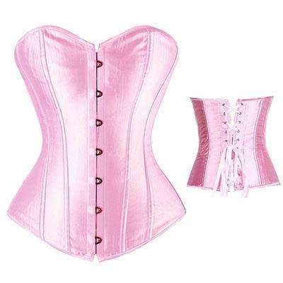 Bustier Lace up Boned Top Corset - EuphoricXstasy