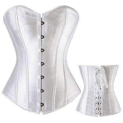 Bustier Lace up Boned Top Corset - EuphoricXstasy