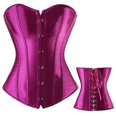 Bustier Lace up Boned Top Corset - EuphoricXstasy