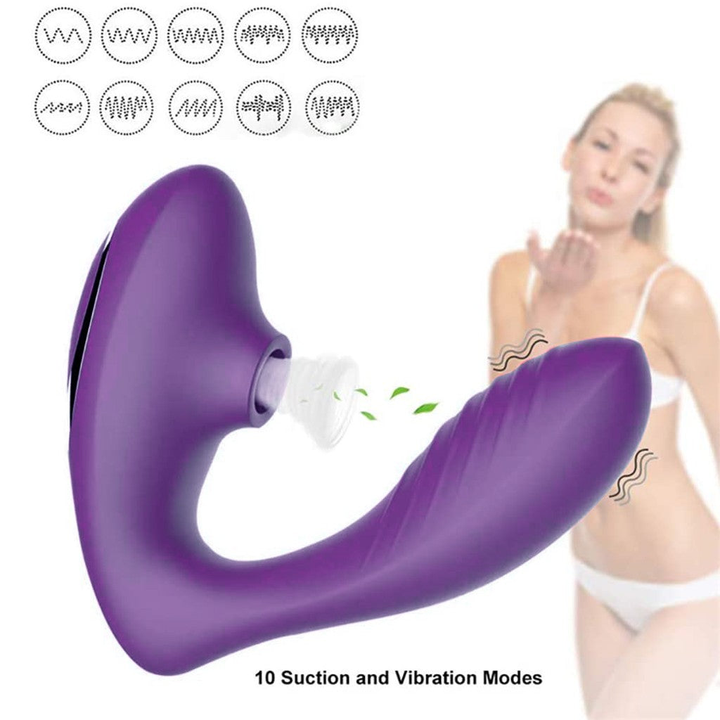 Rechargeable Clitoral Suction Vibrator - EuphoricXstasy