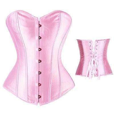 Bustier Lace up Boned Top Corset - EuphoricXstasy