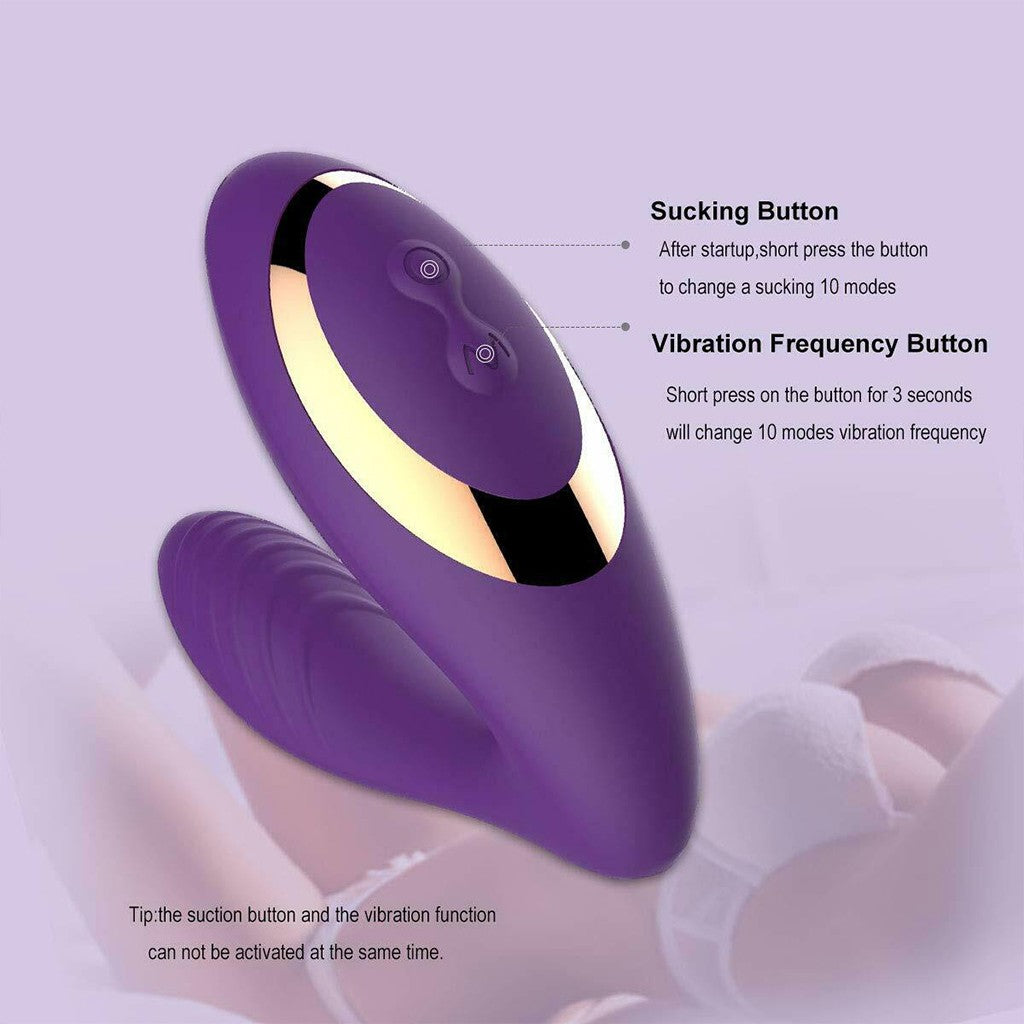 Rechargeable Clitoral Suction Vibrator - EuphoricXstasy